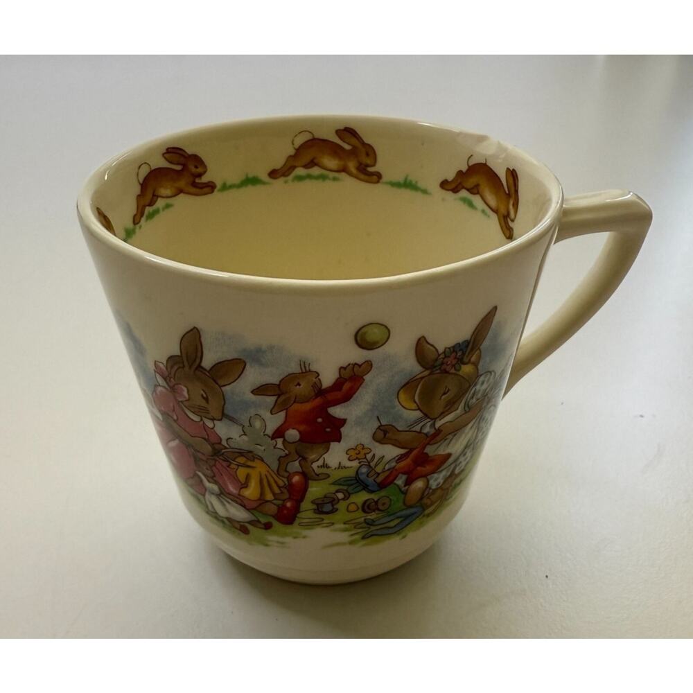 Vintage 1960s Walter Hayward Royal Doulton Bunnykins Bone China Teacup